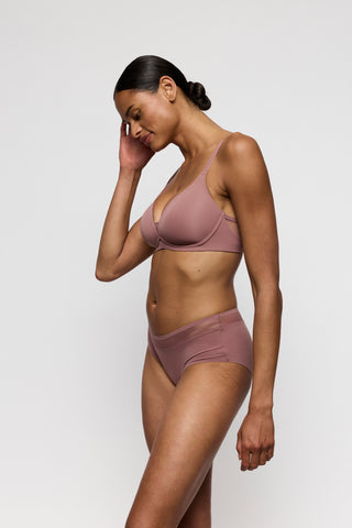 LOUIE satin taupe Short