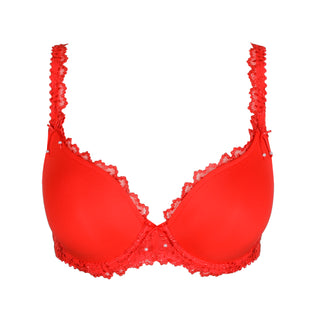 Unterlegter BH Herzform Jane, True Red