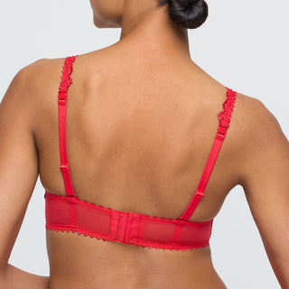 Unterlegter BH Herzform Jane, True Red