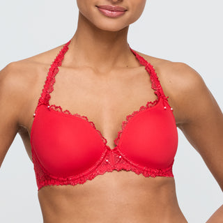 Unterlegter BH Herzform Jane, True Red