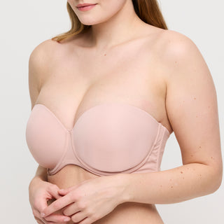 FIGURAS Powder Rose Unterlegter BH trägerlos