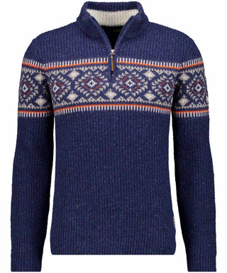 Woll-Pullover Jacquard