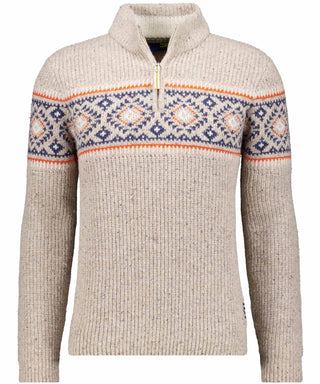 Woll-Pullover Jacquard
