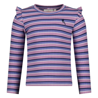 Geripptes Langarmshirt Ringel - Wild Soul
