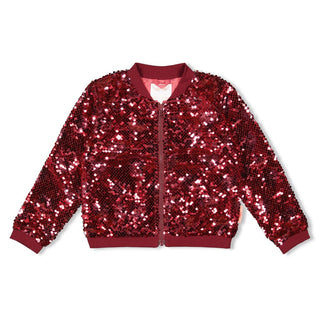 Pailetten Blouson - Queen Of Hearts