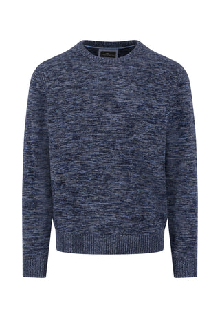 O-Neck, twisted mouliné