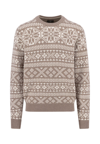 O-Neck, Big Jacquard