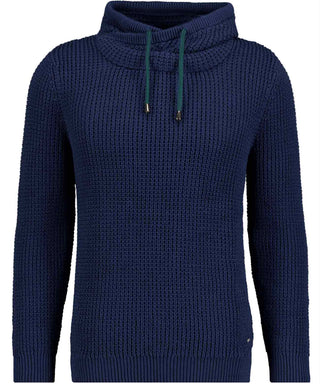 Strick-Pullover mit Maseltov-Kragen