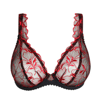 SPRINGDALE Black Rose Tiefdekolletierter BH