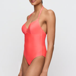 CASSIE Neon Fiesta Unterlegter Badeanzug Herzform