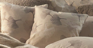 Feinsatin-Kissenhülle Ginkgo