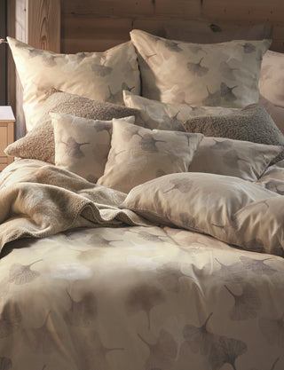 Feinsatin-Bettwäsche Ginkgo