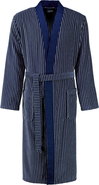 Bademantel gestreift