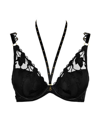 PLUNGE-TOP MIT SCHALE NIGHT AT PARADISE