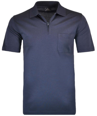 Softknit-Poloshirt mit Zip