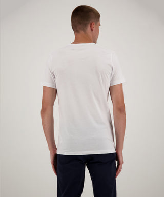 2 T-Shirt Doppelpack Bodyfit mit V-Ausschnitt