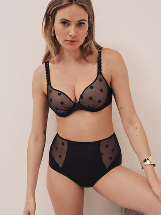 DAISY schwarz Taillenslip