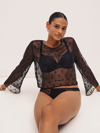DAISY schwarz Top ohne Cup