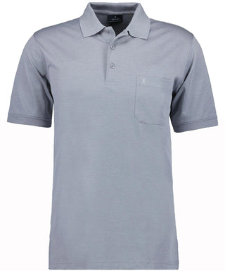 Softknit-Polo mit Brusttasche, kurzarm