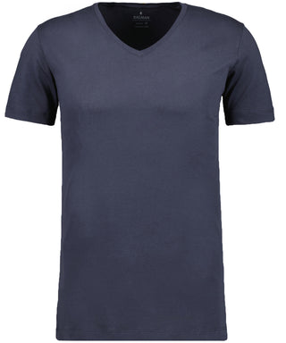 2 T-Shirt Doppelpack Bodyfit mit V-Ausschnitt