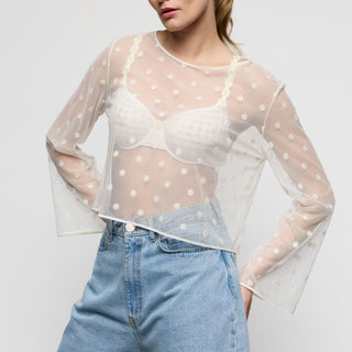 AVERO Ivory Petal Top ohne Cup