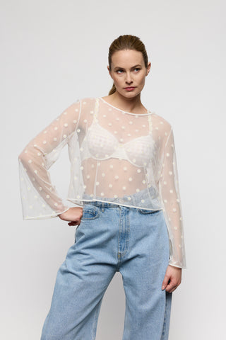 AVERO Ivory Petal Top ohne Cup