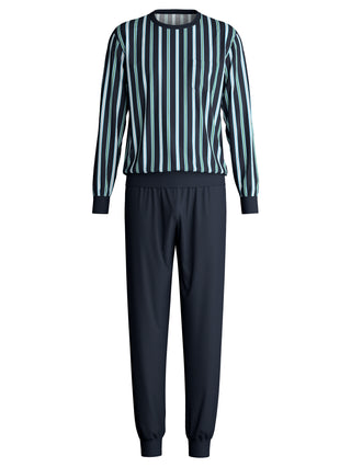 HERREN Pyjama mit Bündchen