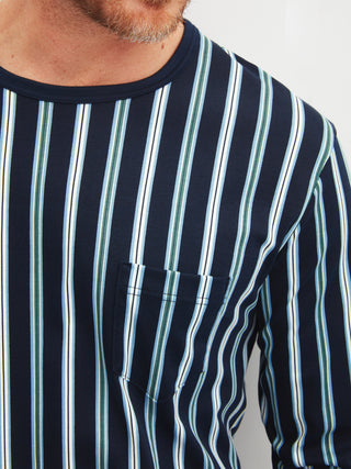 HERREN Pyjama mit Bündchen