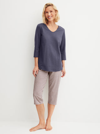 DAMEN Pyjama 3/4