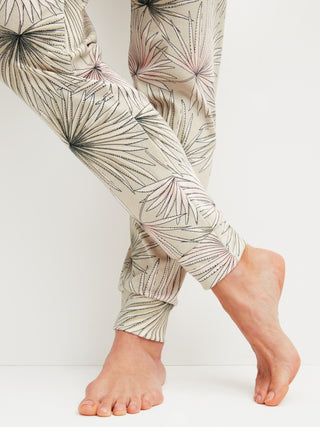 DAMEN Pyjama mit Bündchen