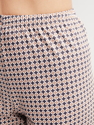 DAMEN Pyjama mit Bündchen