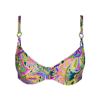 JOLISE Tropical Paisley Vollschalen Bikini-Top