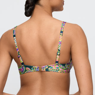 JOLISE Tropical Paisley Unterlegter Bikini Herzform