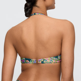JOLISE Tropical Paisley Unterlegter Bikini Herzform