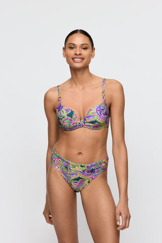 JOLISE Tropical Paisley Bikinislip mit Umschlag