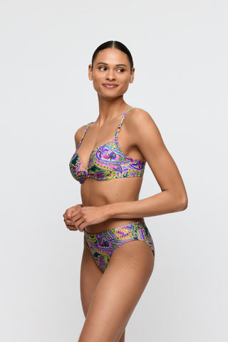 JOLISE Tropical Paisley Bikinislip mit Umschlag