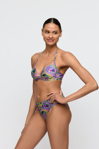 JOLISE Tropical Paisley Bikinislip mit Umschlag