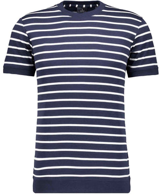 Pima T-Shirt gestreift mit Bund