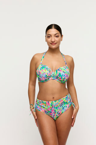 DOUALA Impressionist Summer Bikini Taillenslip m. Schnur