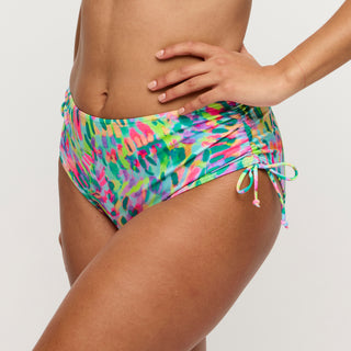 DOUALA Impressionist Summer Bikini Taillenslip m. Schnur