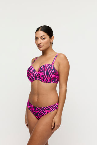 MALABO hot pink zebra Bikini Rioslip