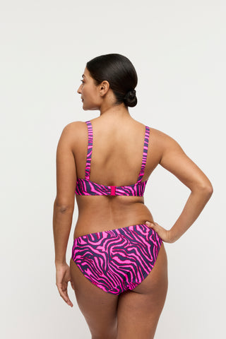MALABO hot pink zebra Bikini Rioslip