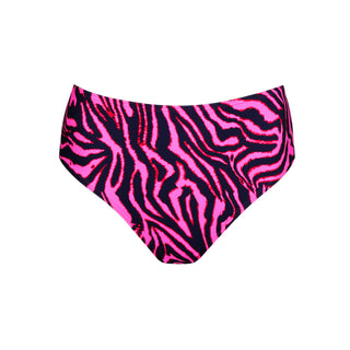 MALABO hot pink zebra Bikini Taillenslip