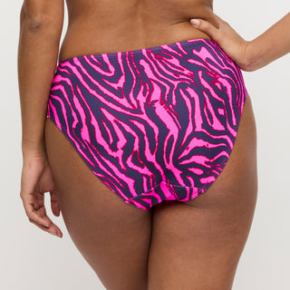 MALABO hot pink zebra Bikini Taillenslip