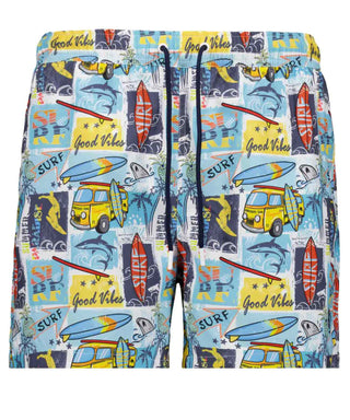 Badeshorts mit Alloverprint