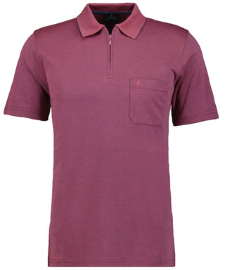 Softknit-Poloshirt mit Zip