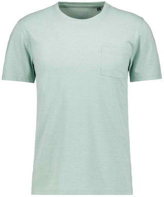 T-Shirt uni mit Brusttasche