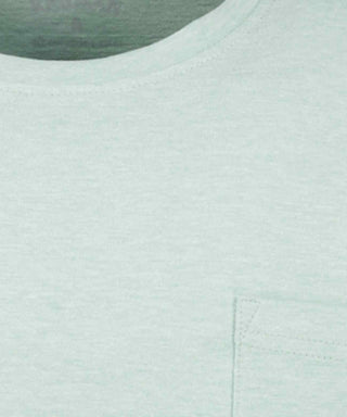 T-Shirt uni mit Brusttasche