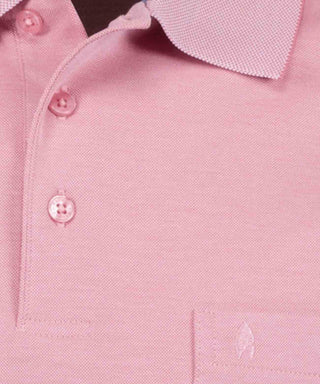 Softknit-Polo mit Brusttasche, kurzarm