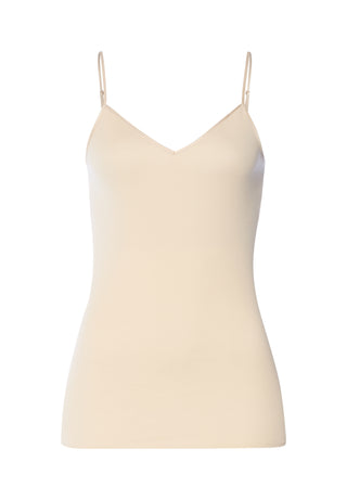 Cotton Seamless Spaghetti Top